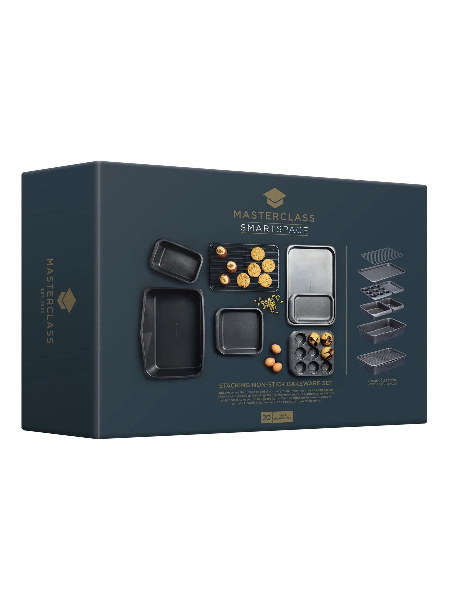 MasterClass 7-piece stacking bakeware set, UK version