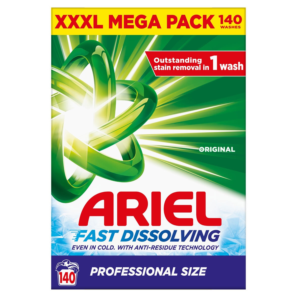 Ariel Waschpulver, 140 Waschladungen