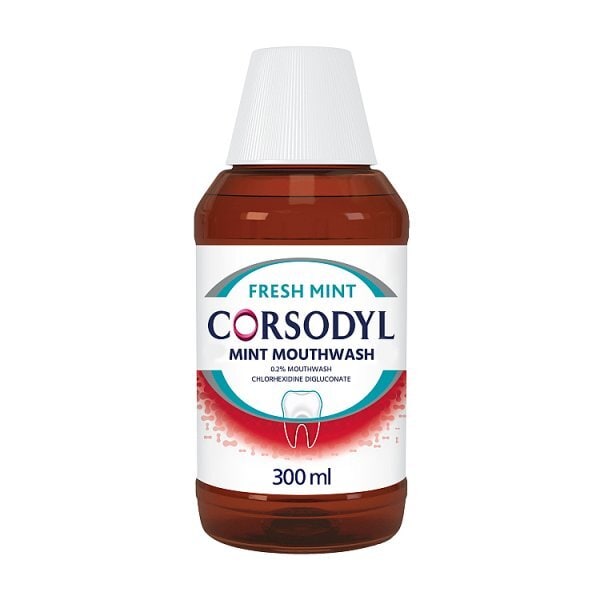 Corsodyl Antibacterial Mouthwash Alcohol Free 300ml