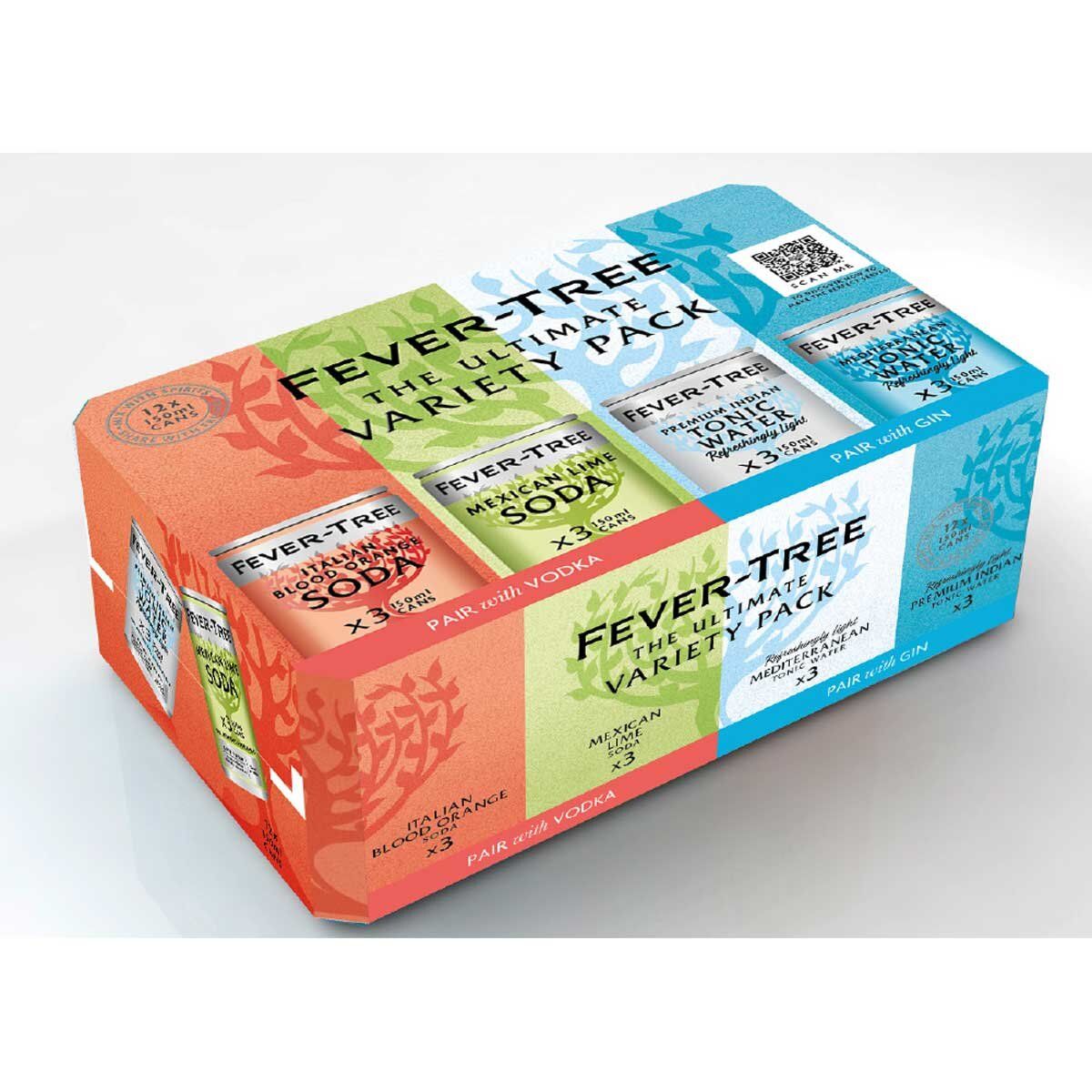 Fever-Tree Variety Pack, 2 x 12 x 150ml GOODS Costco UK