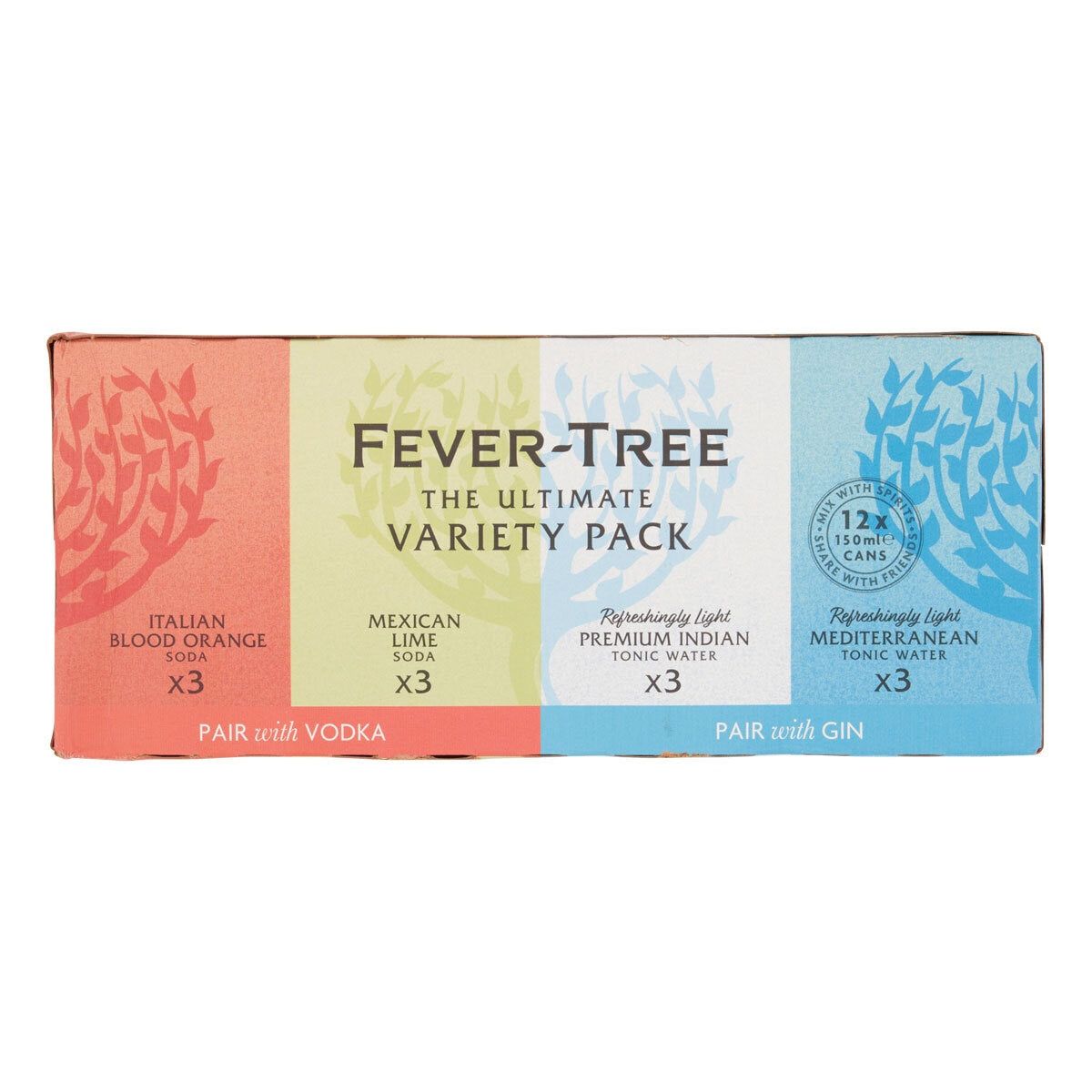 Fever-Tree Variety Pack, 2 x 12 x 150ml GOODS Costco UK