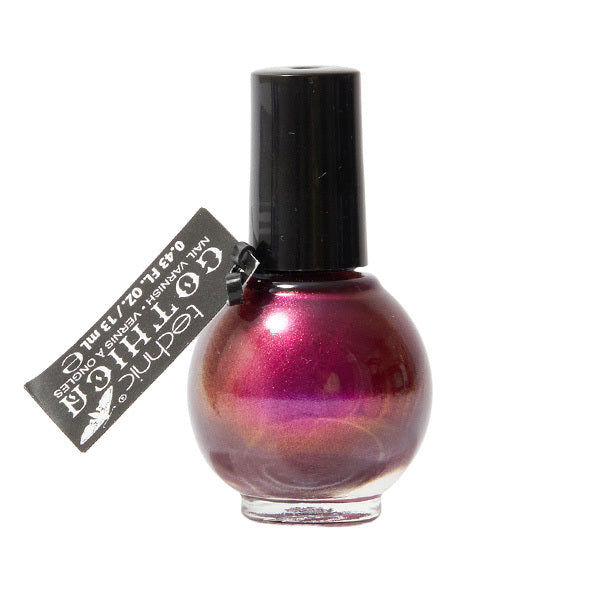 Technic Gothica pink nail varnish Lust shade - British product