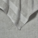 Grandeur 100% cotton bath towels 2 pack light grey - British product