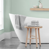 Grandeur bath sheets light grey 2 pack - British product