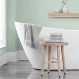 Grandeur bath sheets light grey 2 pack - British product