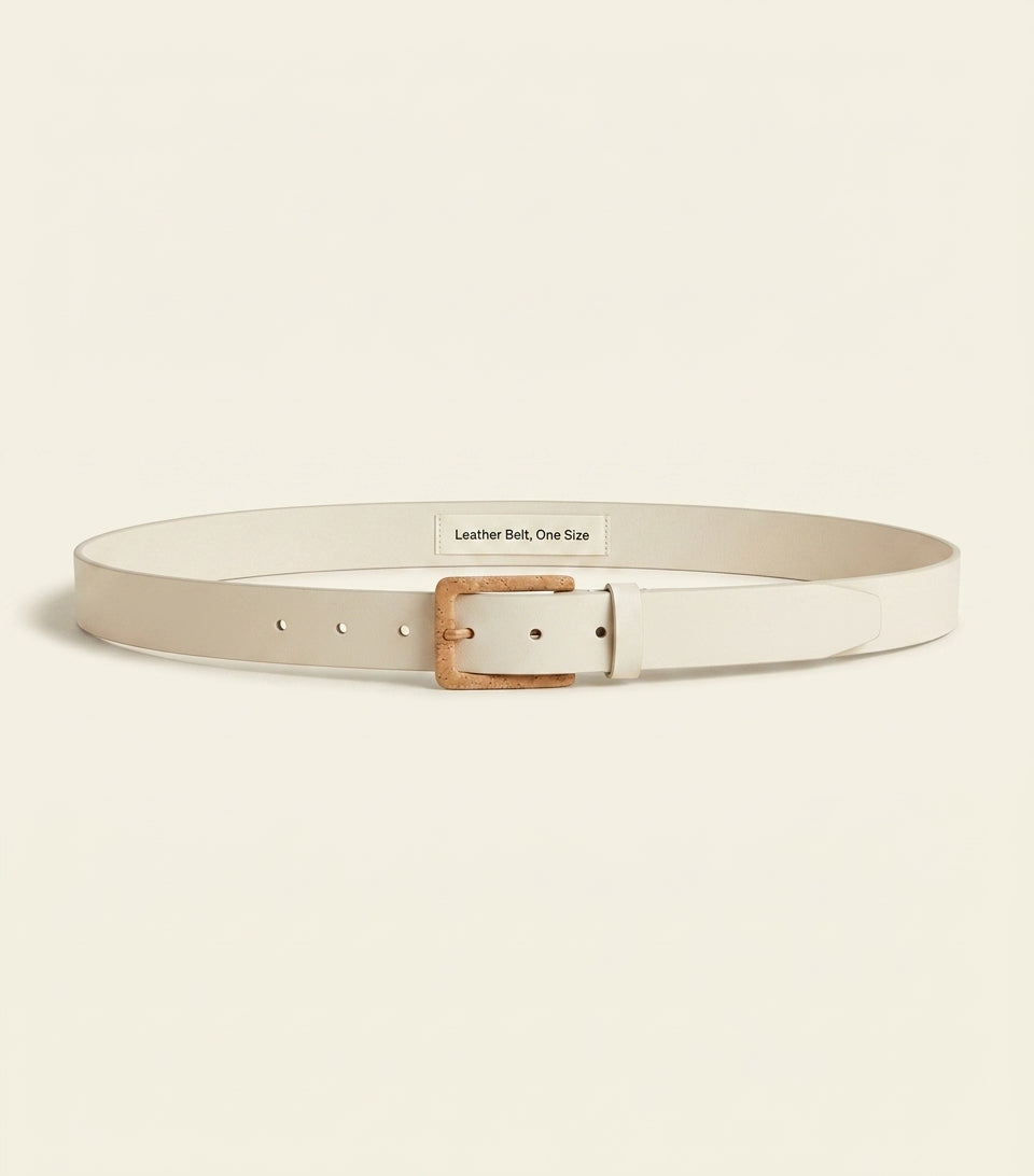 Balenciaga logo belt in calfskin leather with gold buckle, UK version