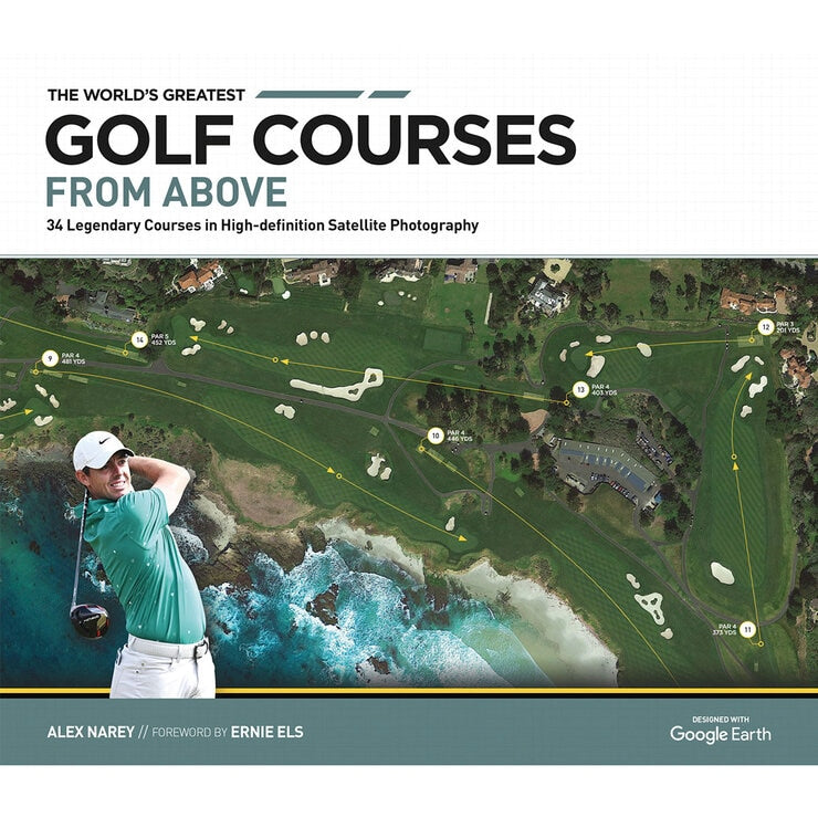 From Above book featuring golf courses and F1 circuits hardcover, UK version