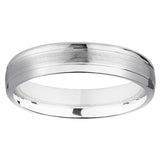 Costco platinum wedding ring luxury court satin polished 5.0mm (British brand)