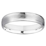 Costco platinum wedding ring luxury court satin polished 5.0mm (British brand)