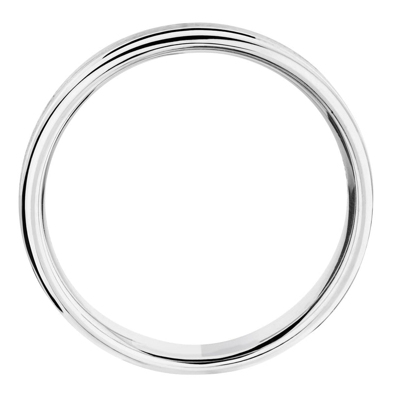 Costco platinum wedding ring luxury court satin polished 5.0mm (British brand)