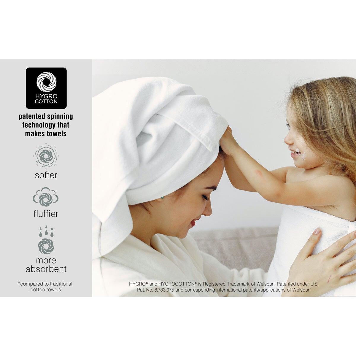 Grandeur grey bath sheets 2 pack 88x177 cm (British brand)