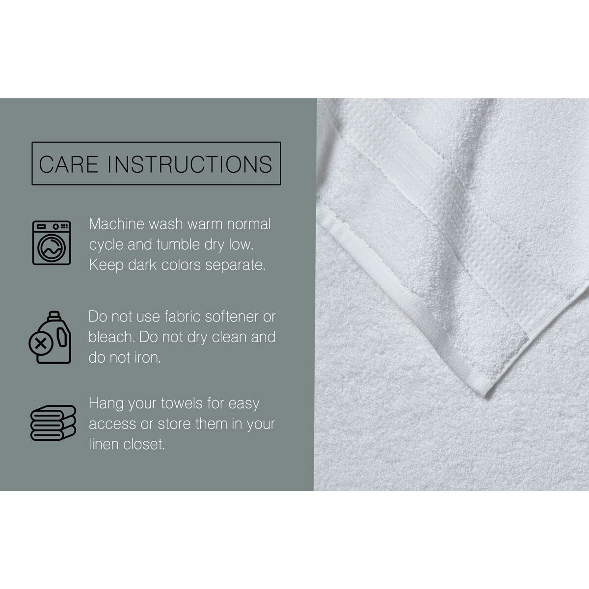 Grandeur bath towels grey 76x147cm (British brand)
