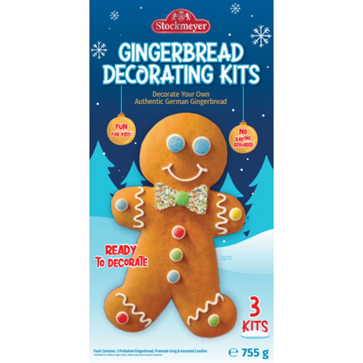 Miller Gingerbread Decorating Kit 755g, UK version