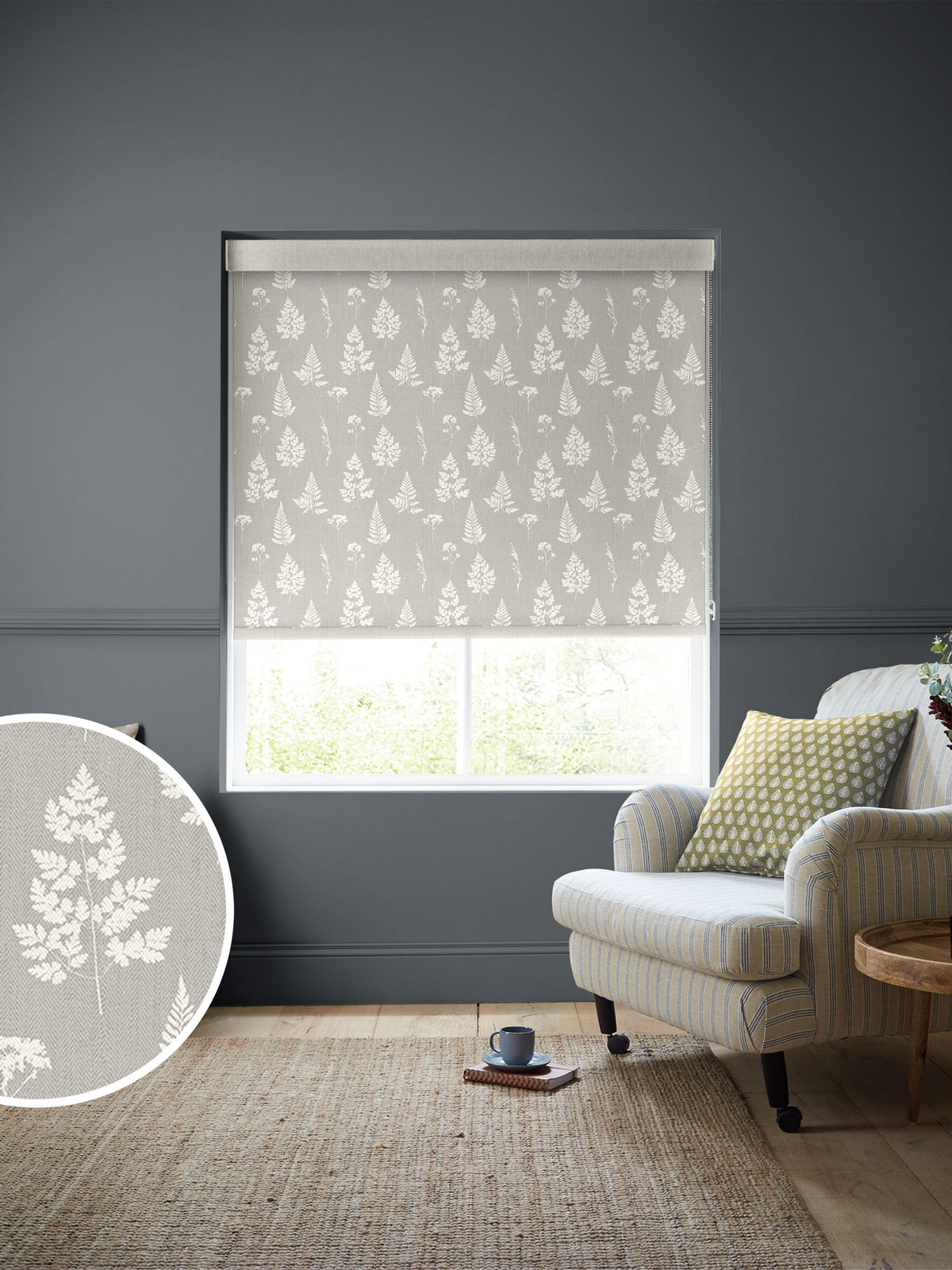 Emily Bond Tynesfield roller blind made to measure (British brand)