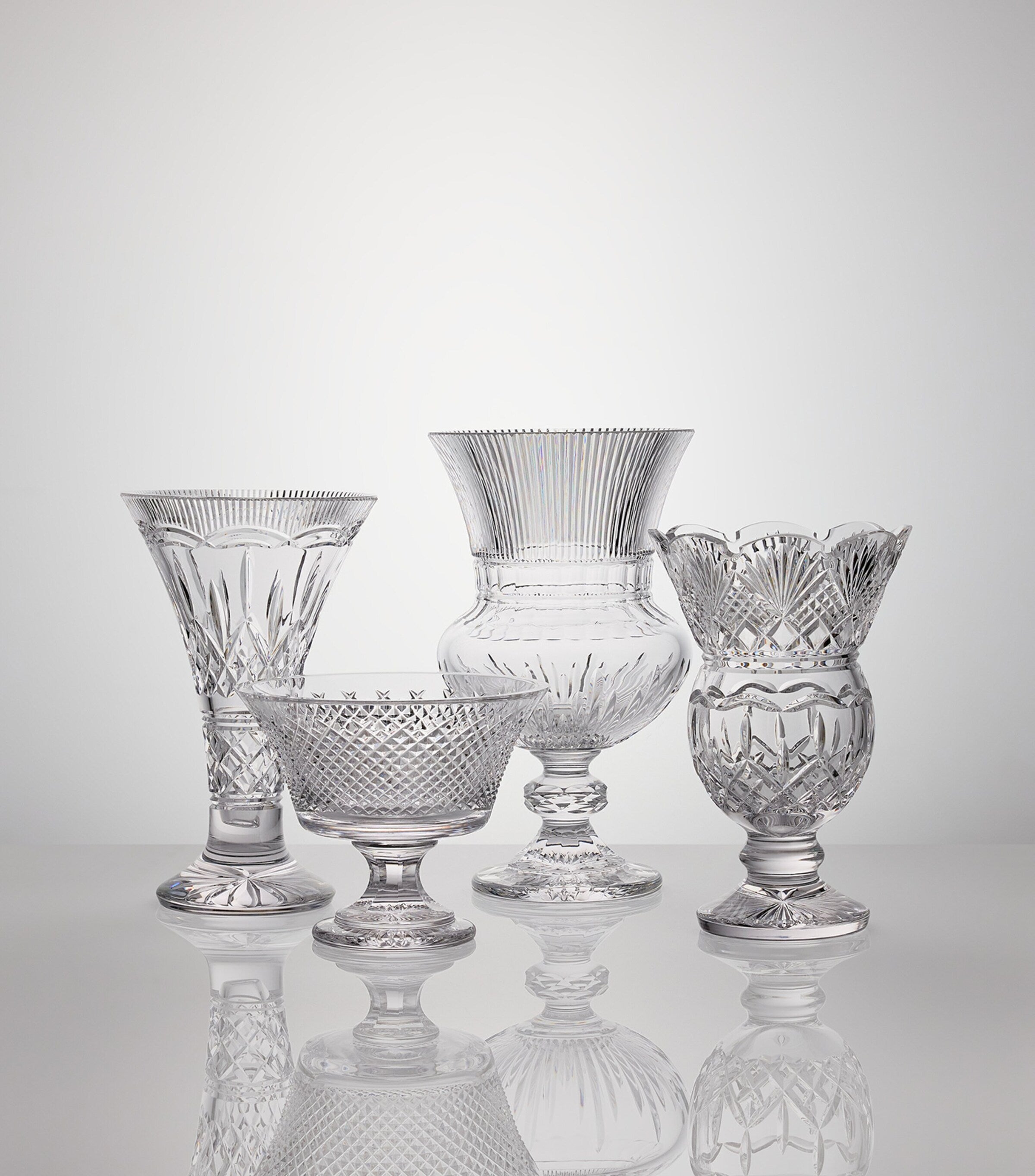 Waterford Alana crystal centrepiece bowl 25cm (British brand)