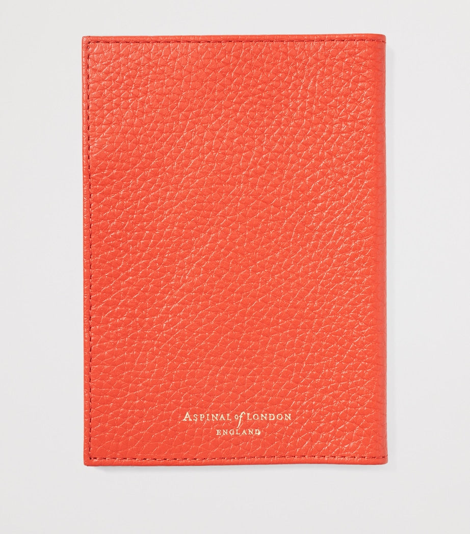 Aspinal Of London Leather Passport Cover