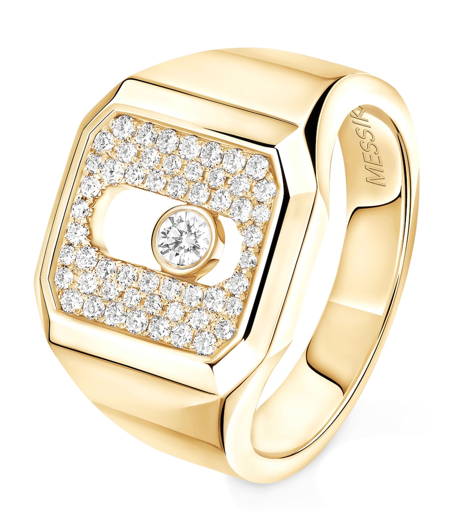 Messika Move Joaillerie signet ring 0.27ct, UK version
