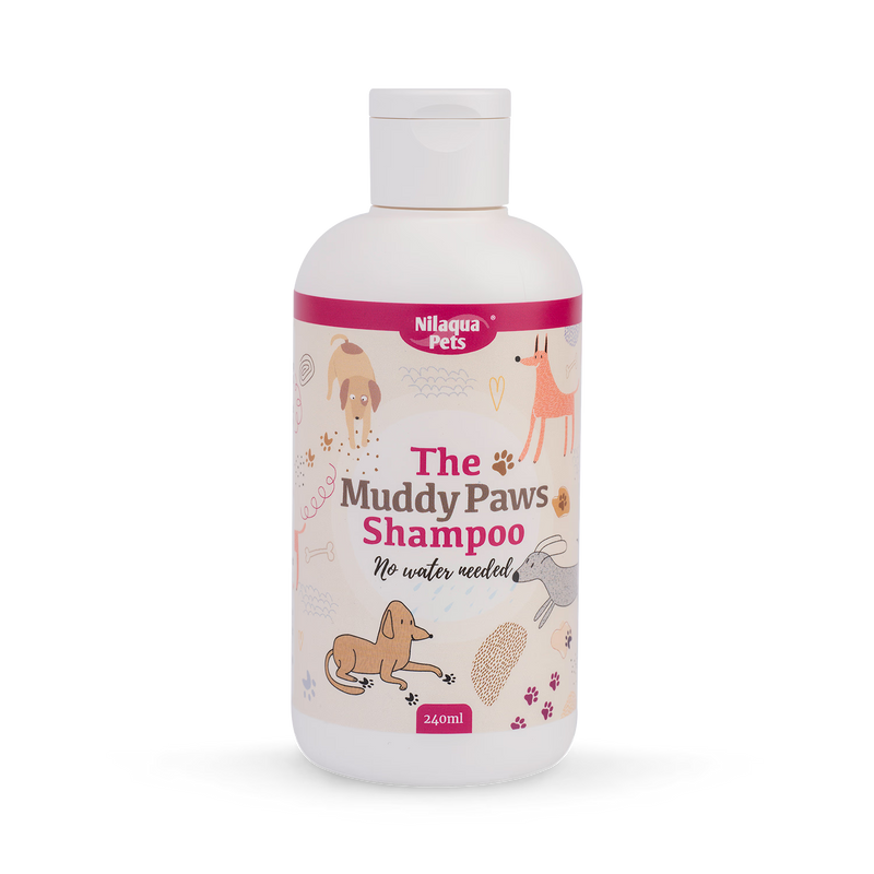 Muddy Paws deep cleansing towel off pet shampoo 240ml - British product
