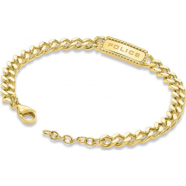 Police men's gold taper bracelet - British product