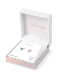 Peers Hardy Disney Lilo Stitch silver enamel earrings, UK version