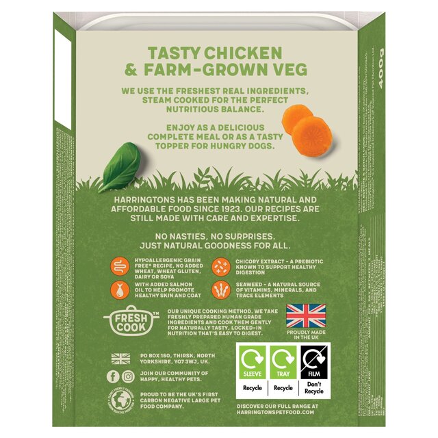 Harringtons Grain Free Chicken & Potato with Vegetables   400g