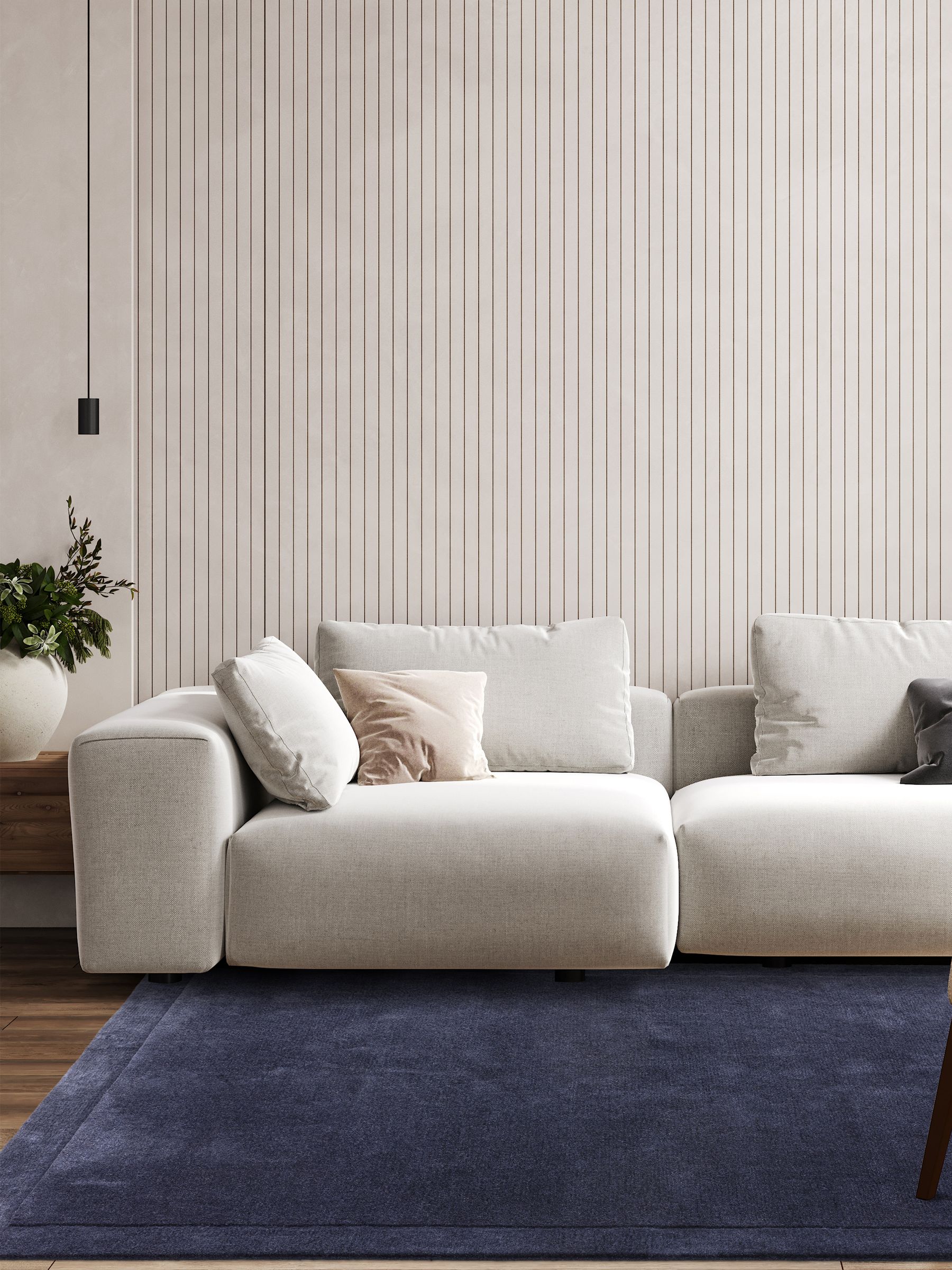 Asiatic Rugs Navy Rise rug, UK version
