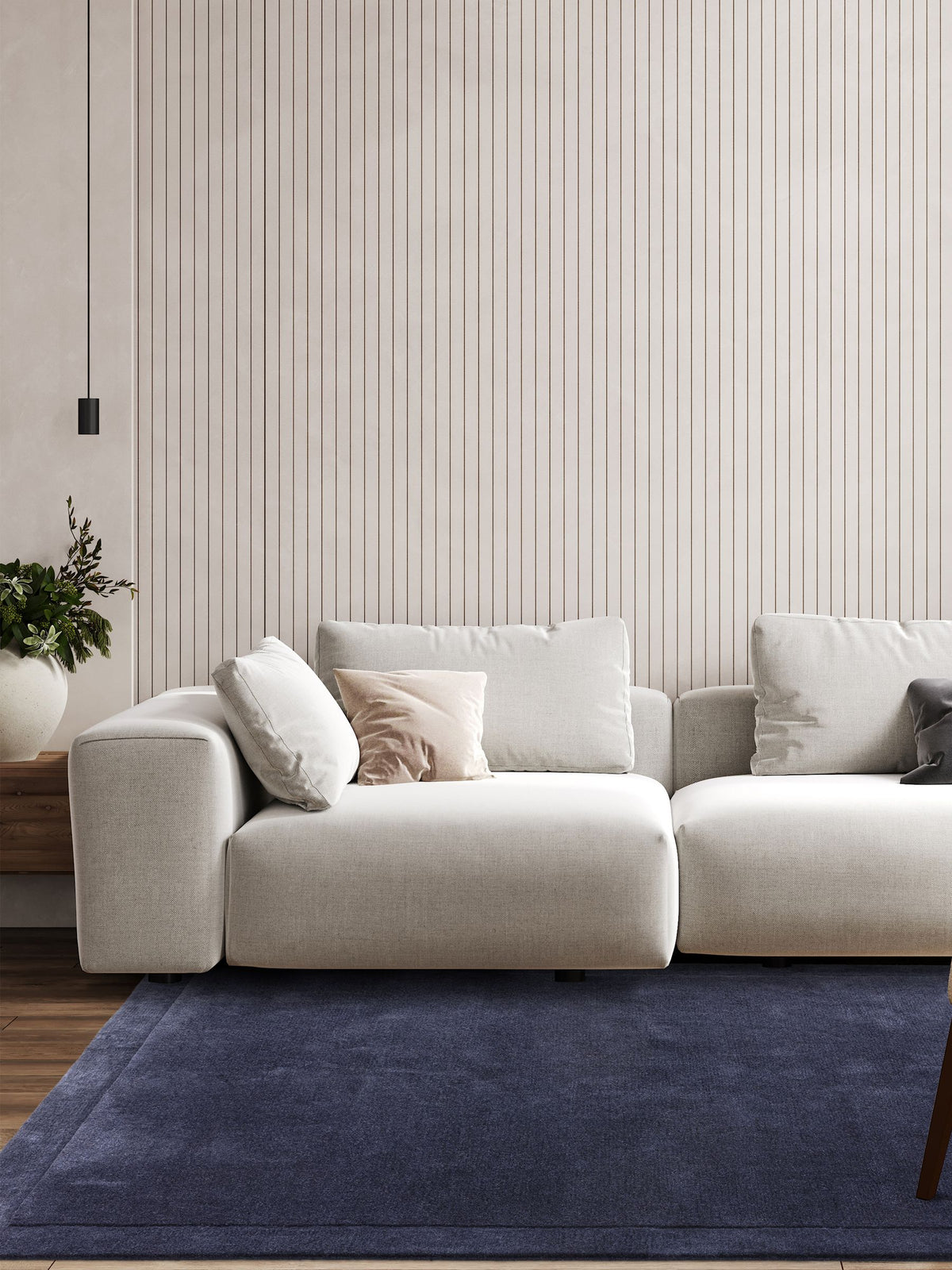 Asiatic Rugs Navy Rise rug, UK version