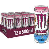 Monster Energy Viking Berry energy drink 12 x 500ml - British product