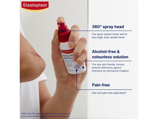 Elastoplast Antiseptic Pain-Free Wound Spray 100ml GOODS Superdrug   