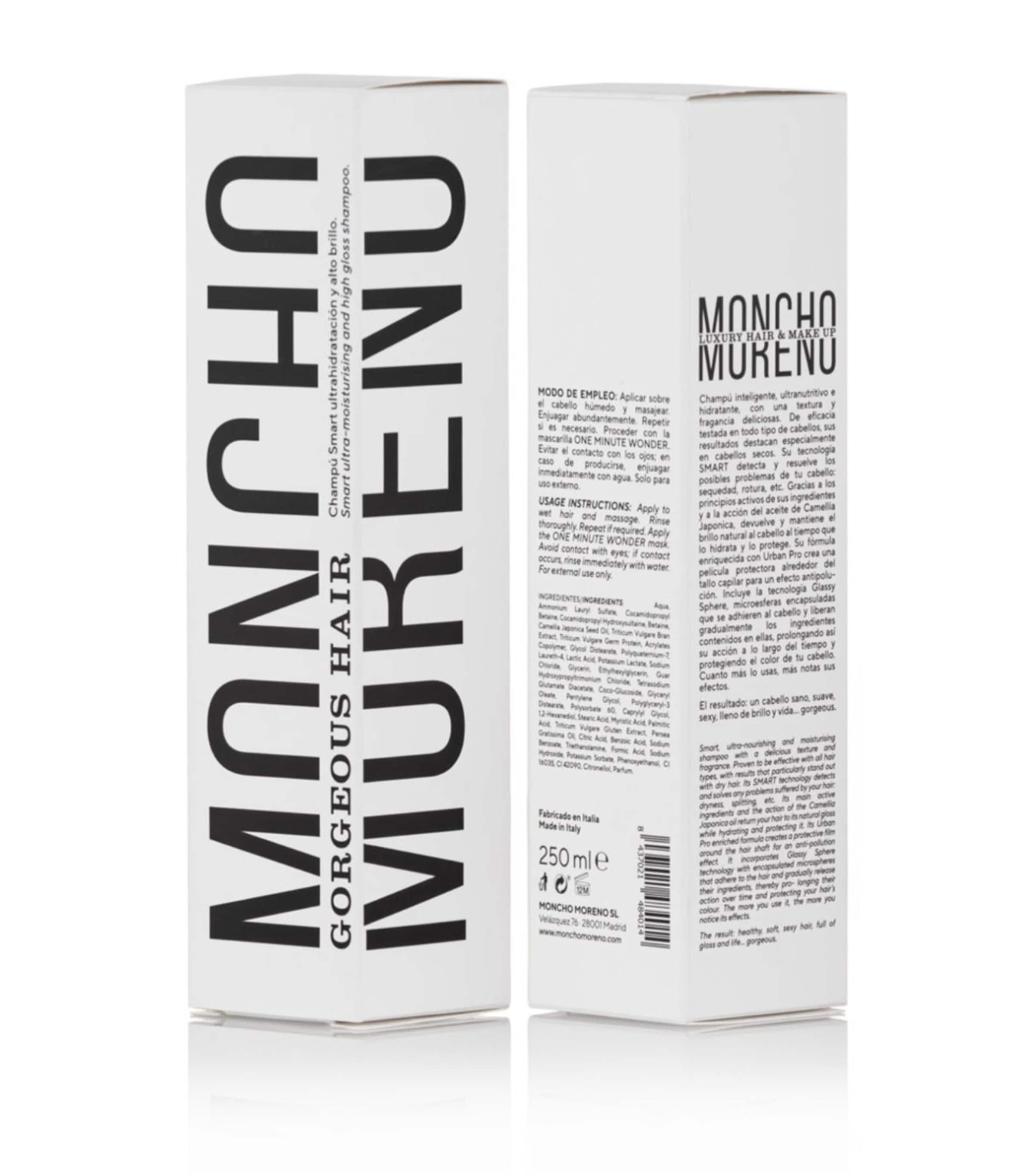 MONCHO MORENO Gorgeous Hair Shampoo 250ml, imported from the UK