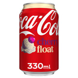 Coca-Cola soft drink Cherry Float 24 x 330ml, imported from the UK