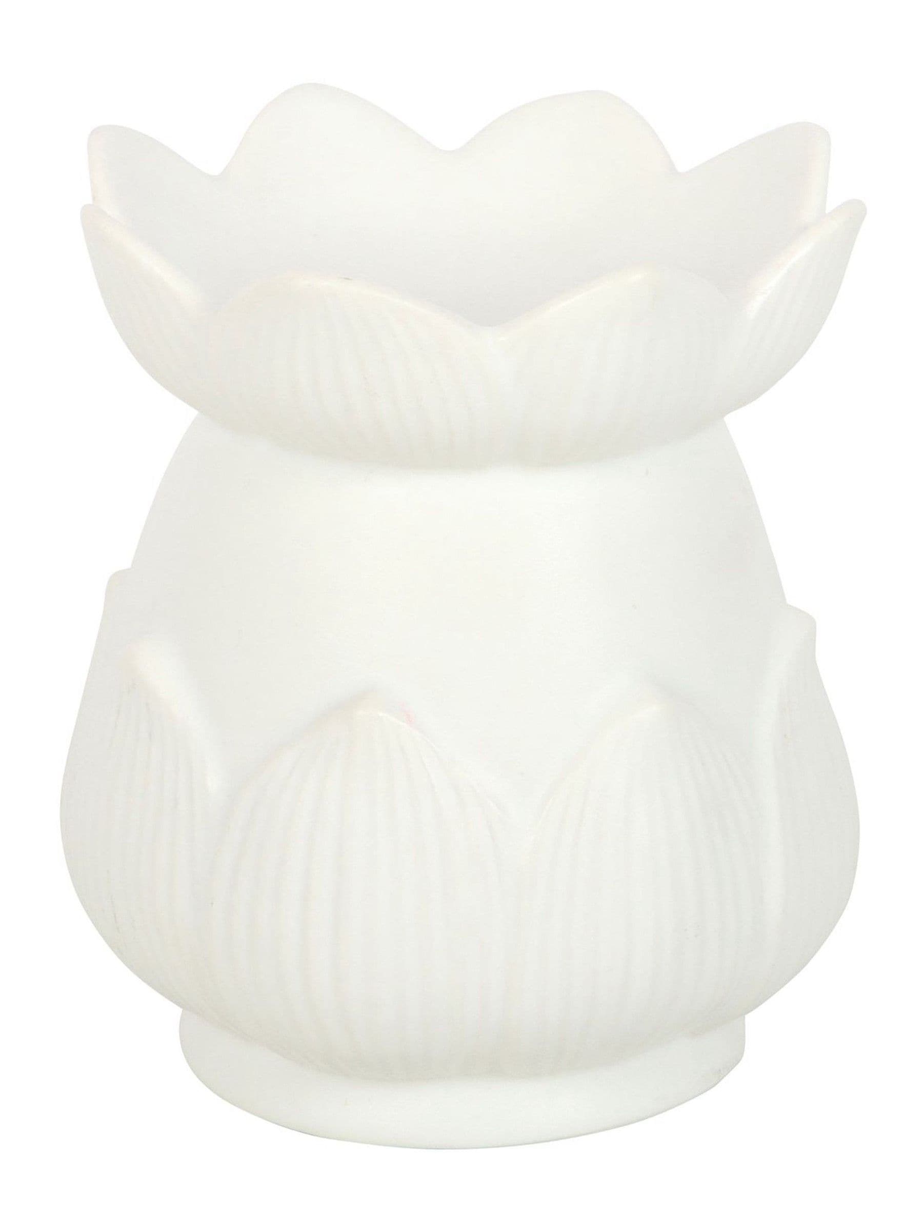 Something Different white lotus oil burner, imported from the UK