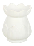 Something Different white lotus oil burner, imported from the UK