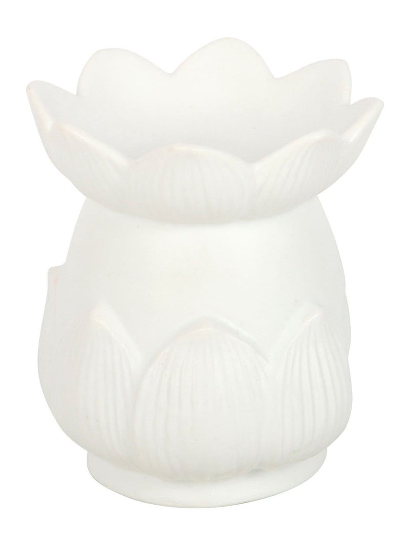 Something Different white lotus oil burner, imported from the UK