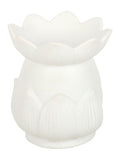Something Different white lotus oil burner, imported from the UK