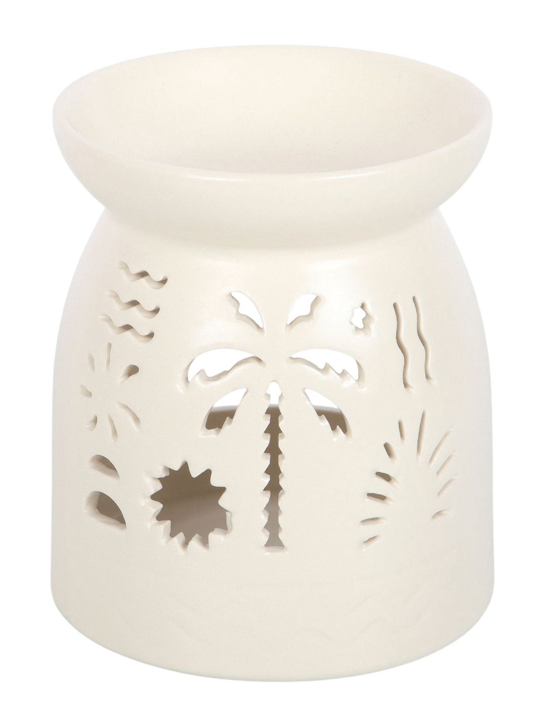 Something Different white beach oil burner ceramic (British brand)