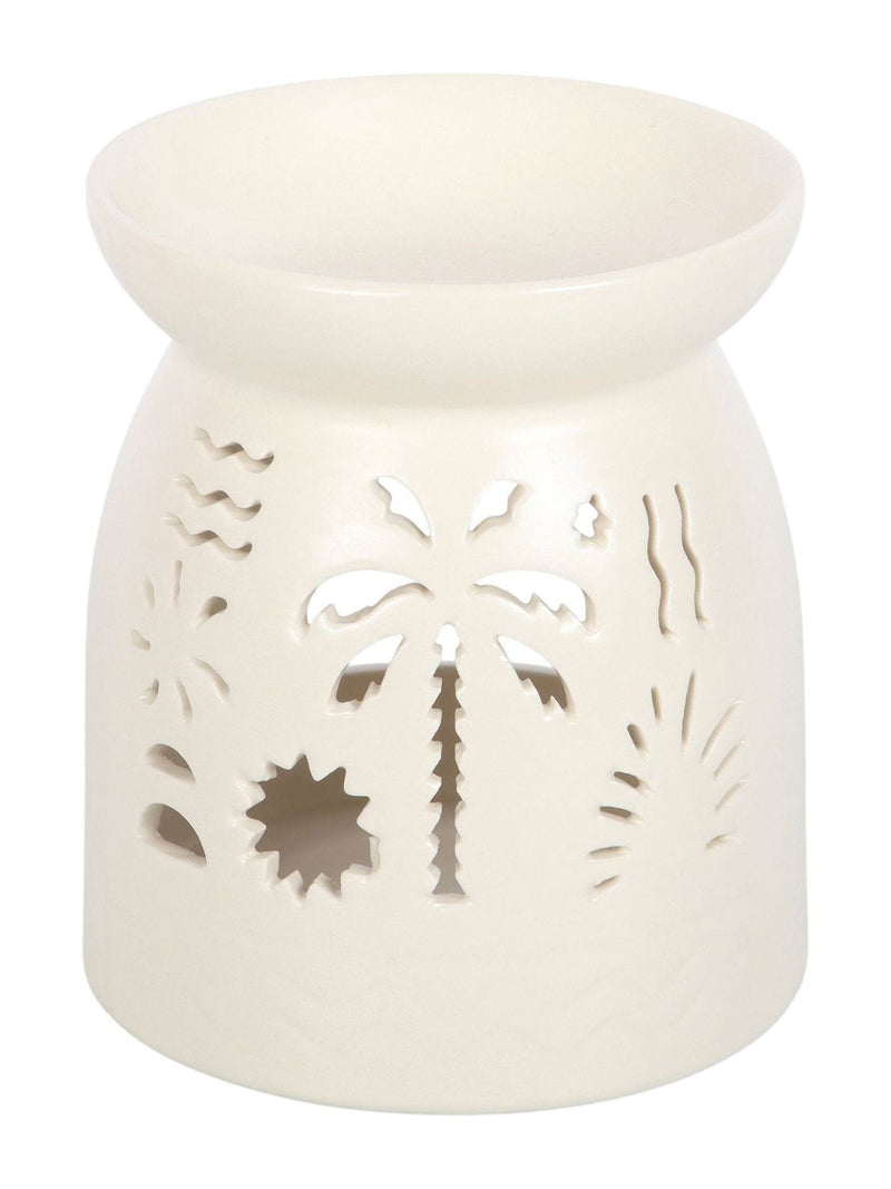 Something Different white beach oil burner ceramic (British brand)