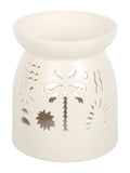 Something Different white beach oil burner ceramic (British brand)