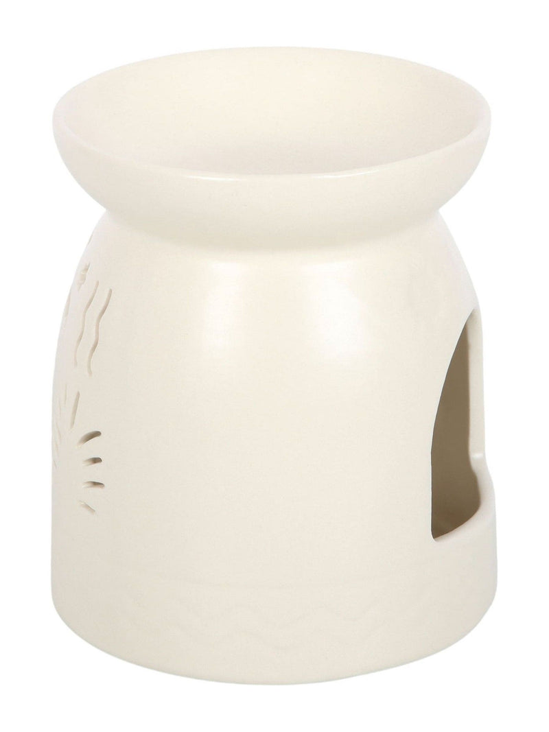 Something Different white beach oil burner ceramic (British brand)
