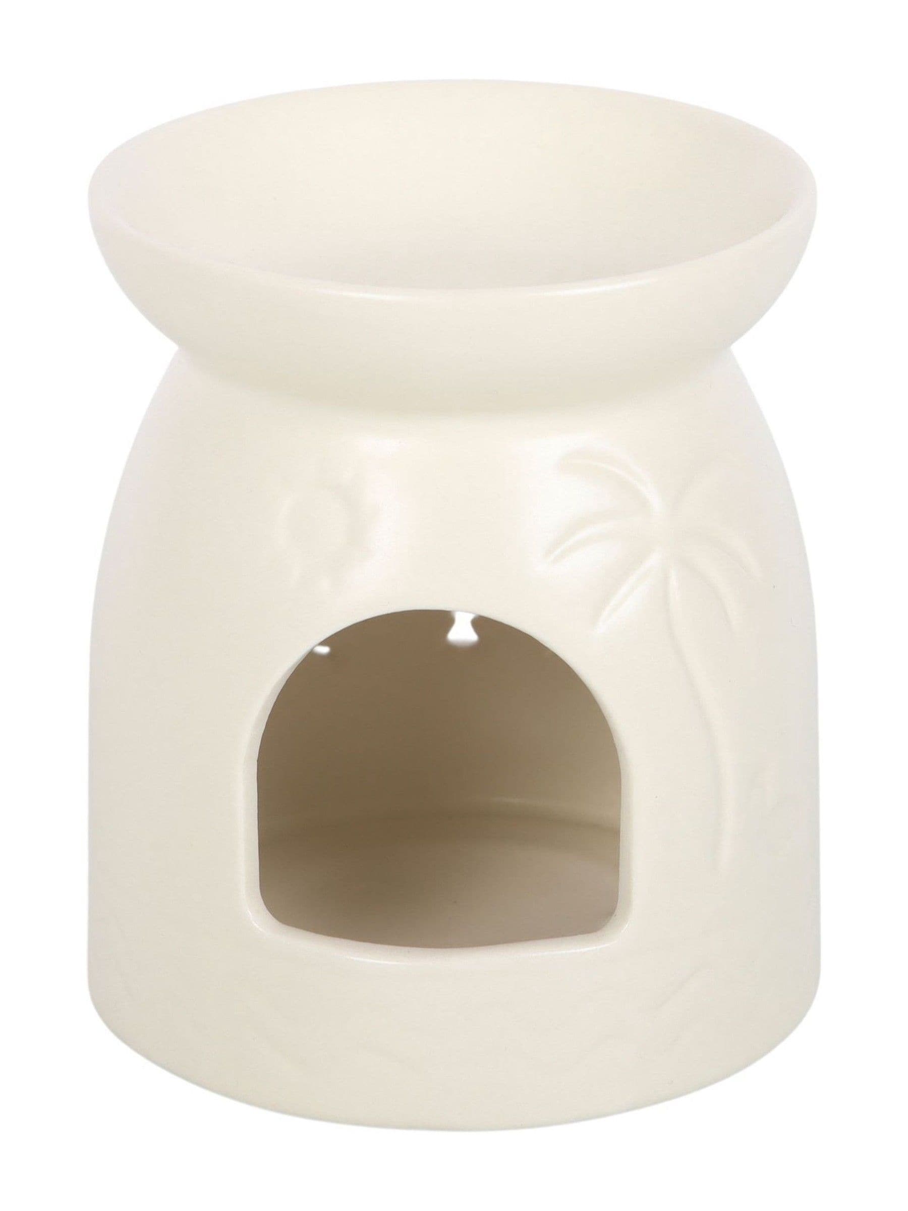 Something Different white beach oil burner ceramic (British brand)