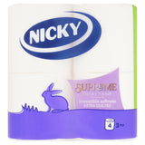 Nicky Supreme Toilet Tissue x4 GOODS Sainsburys   