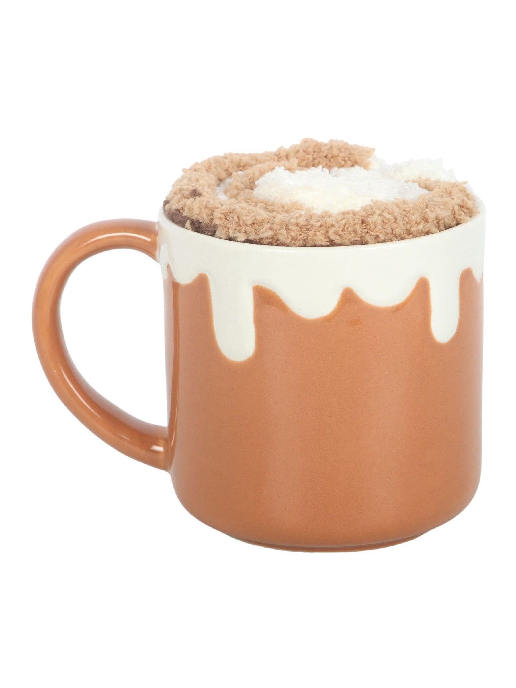 Something Different cinnamon roll mug and socks set - British product
