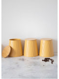 Kitchencraft Teal 3-Piece Tea, Coffee & Sugar Storage Canister Set
