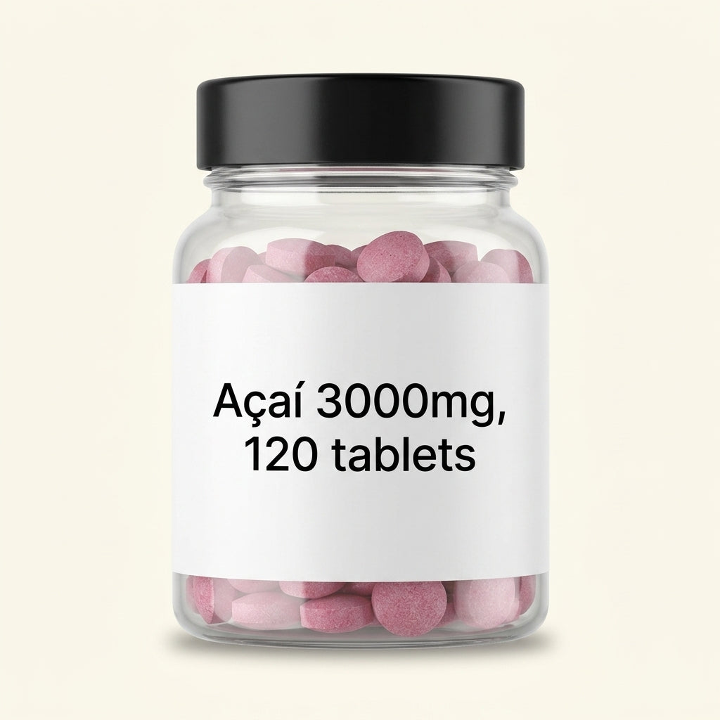 Holland & Barrett Acai Berry 1500mg tablets, imported from the UK