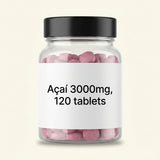Holland & Barrett Acai Berry 1500mg tablets, imported from the UK