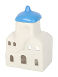 Something Different White Santorini oil burner and wax warmer, UK version