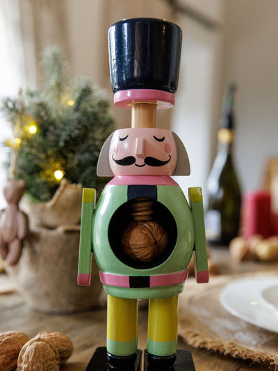 Next Kitchencraft Green The Nutcracker Collection Wooden Nutcracker - Decorative Nutcracker- Buy online at McGrocer