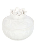 Something Different white lotus ceramic trinket box (British brand)
