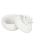 Something Different white lotus ceramic trinket box (British brand)