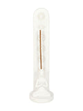 Something Different white chakra incense holder with lotus pose - British product